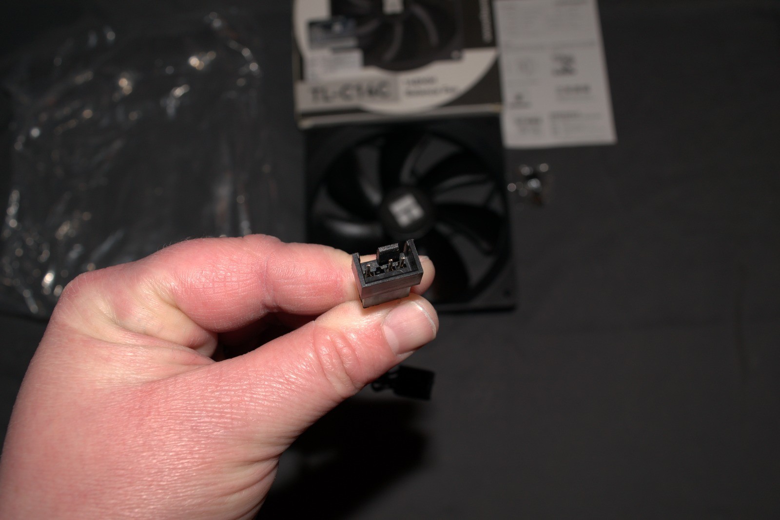 Thermalright TL-C14C-S 140mm PC Computer Case Fan 1500RPM ARGB 4-Pin PWM