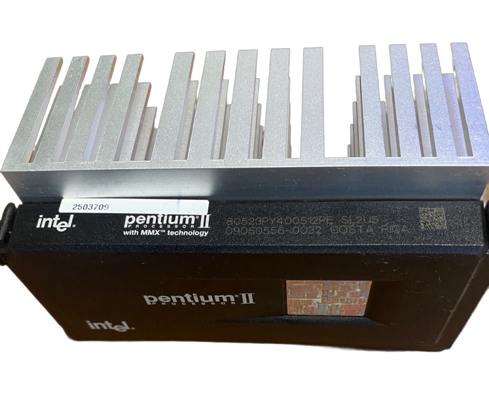 VINTAGE Intel Pentium II 400MHz Slot 1 Processor with Heat Sink
