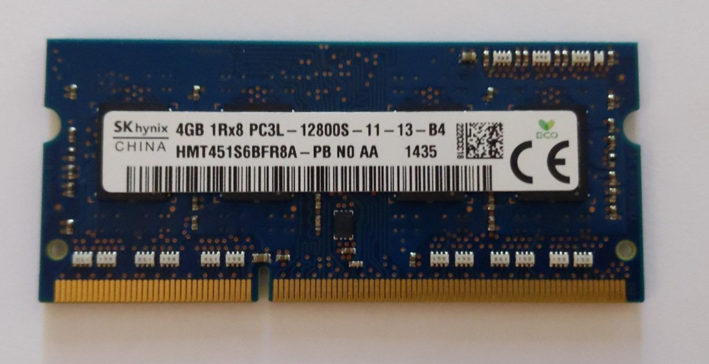 SK Hynix 4GB DDR3 SO-DIMM/Laptop RAM – 1Rx8 PC3L-12800S HMT451S6BFR8A