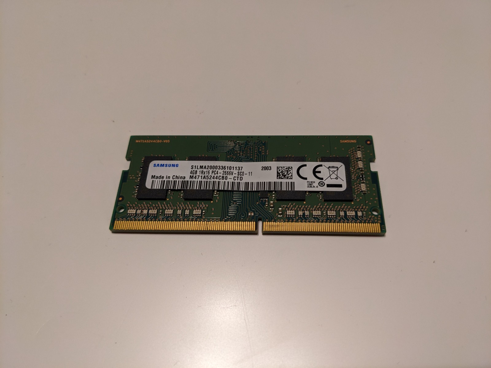 Laptop DDR4 SDRAM 8GB, 4GB PC4-3200AA, PC4-2666V, PC4-2400T – Tested