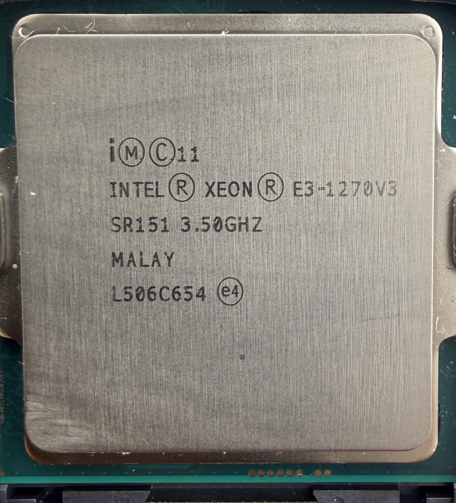 Intel Xeon E3-1270 V3 4 Core 3.5GHz SR151 Socket LGA1150 CPU Processor