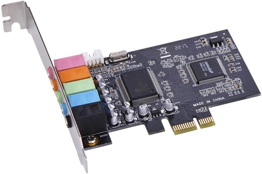 PCIe Sound Card for PC Windows,5.1 Internal Sound Card with Low Profile Brack…
