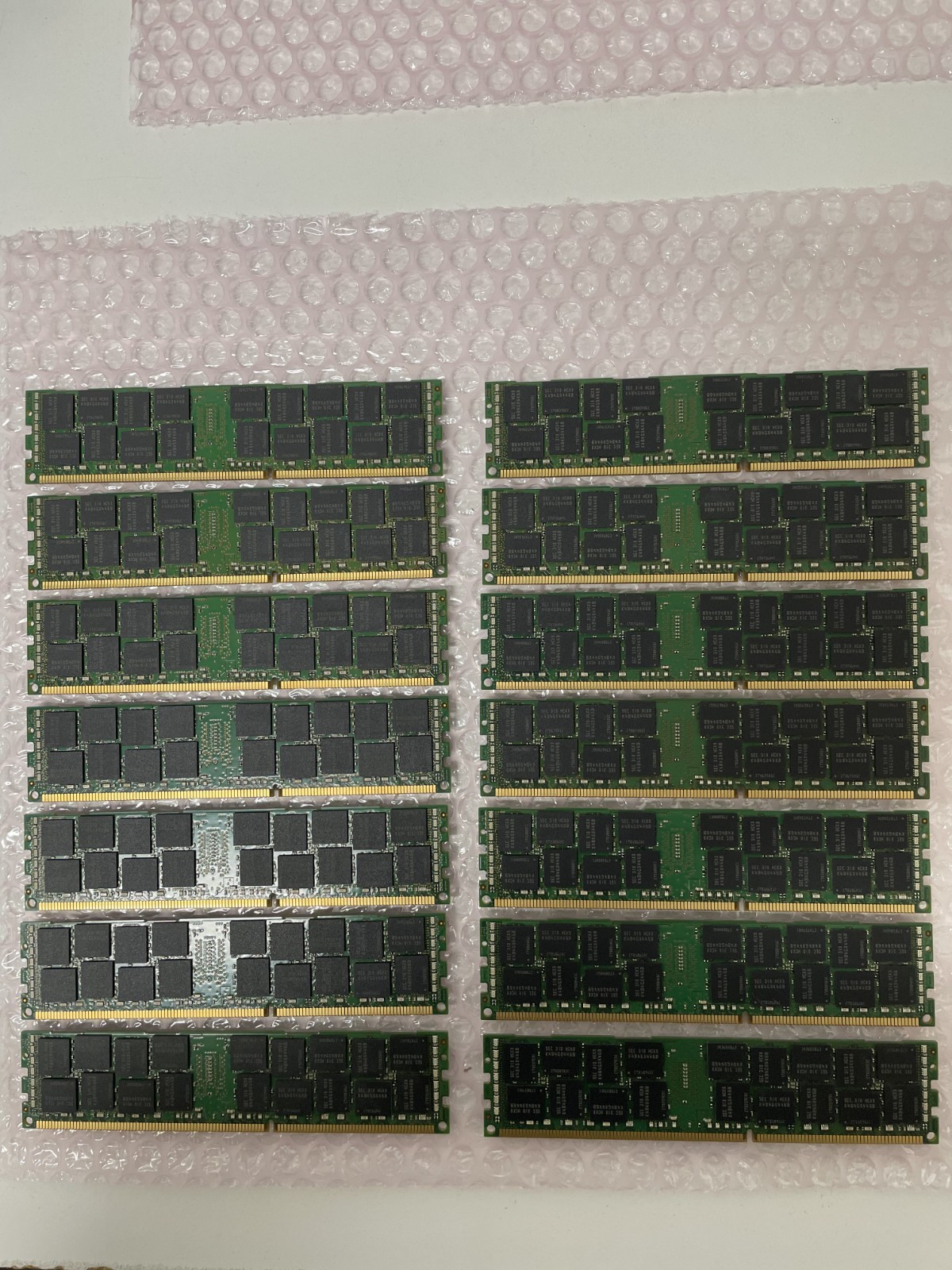 Lot(14) Samsung 16GB 2Rx4 PC3-12800R Server Memory M393B2G70BH0-CK0Q9