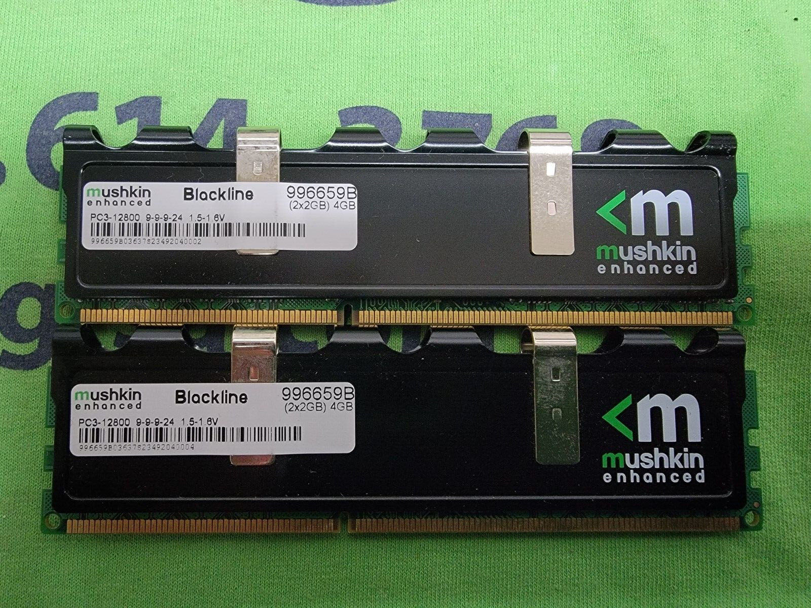 MUSHKIN 4GB (2x2GB) PC3-12800 DDR3 DESKTOP RAM