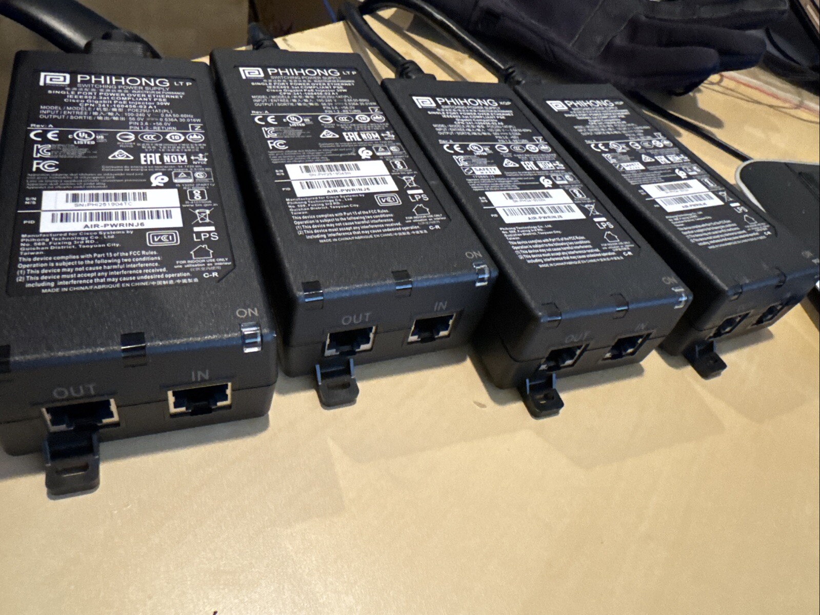 CISCO AIR-PWRINJ6 POE Power Module Adapter 30W 341-100456-02