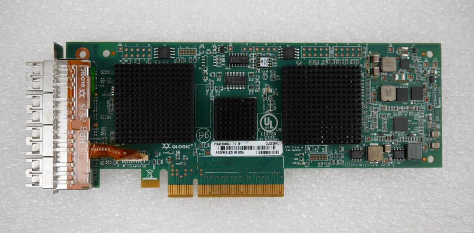 Qlogic QLE2564L PX4810404-01 Quad-Port Fiber 8GB Host Bus Adapter *NO BRACKET*