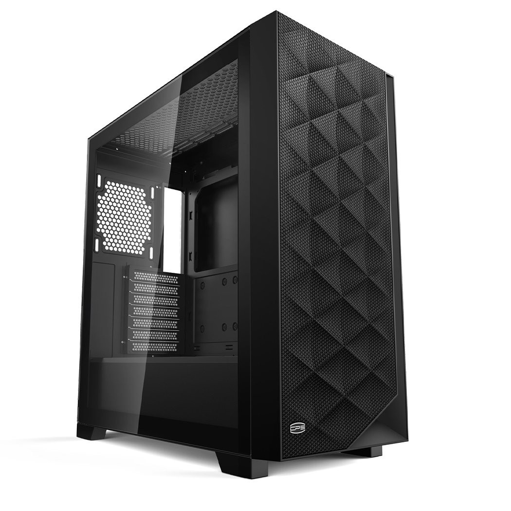 PCCOOLER C3D510 BK ARGB CPS PC Case with 3 ARGB Fans Desktop Computer Case Gamin