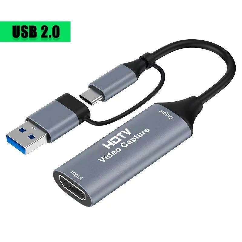 Video Capture Card HDMI to USB C with USB 3.0 Streaming Device 30FPS Capture 4K