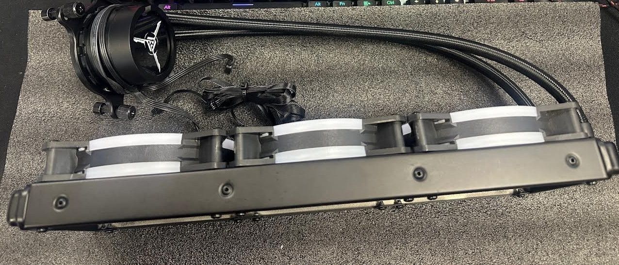 Skytech AIO 360m Black made by Asetek Liquid CPU Cooler (USED)