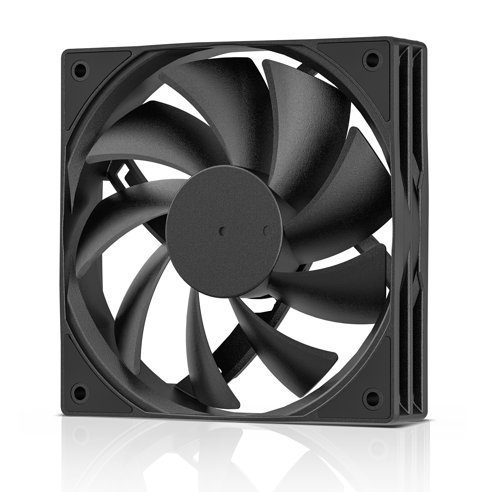 3Pack Black 120mm PC Case Fans High Airflow Low-Noise High Performance Fan Speed