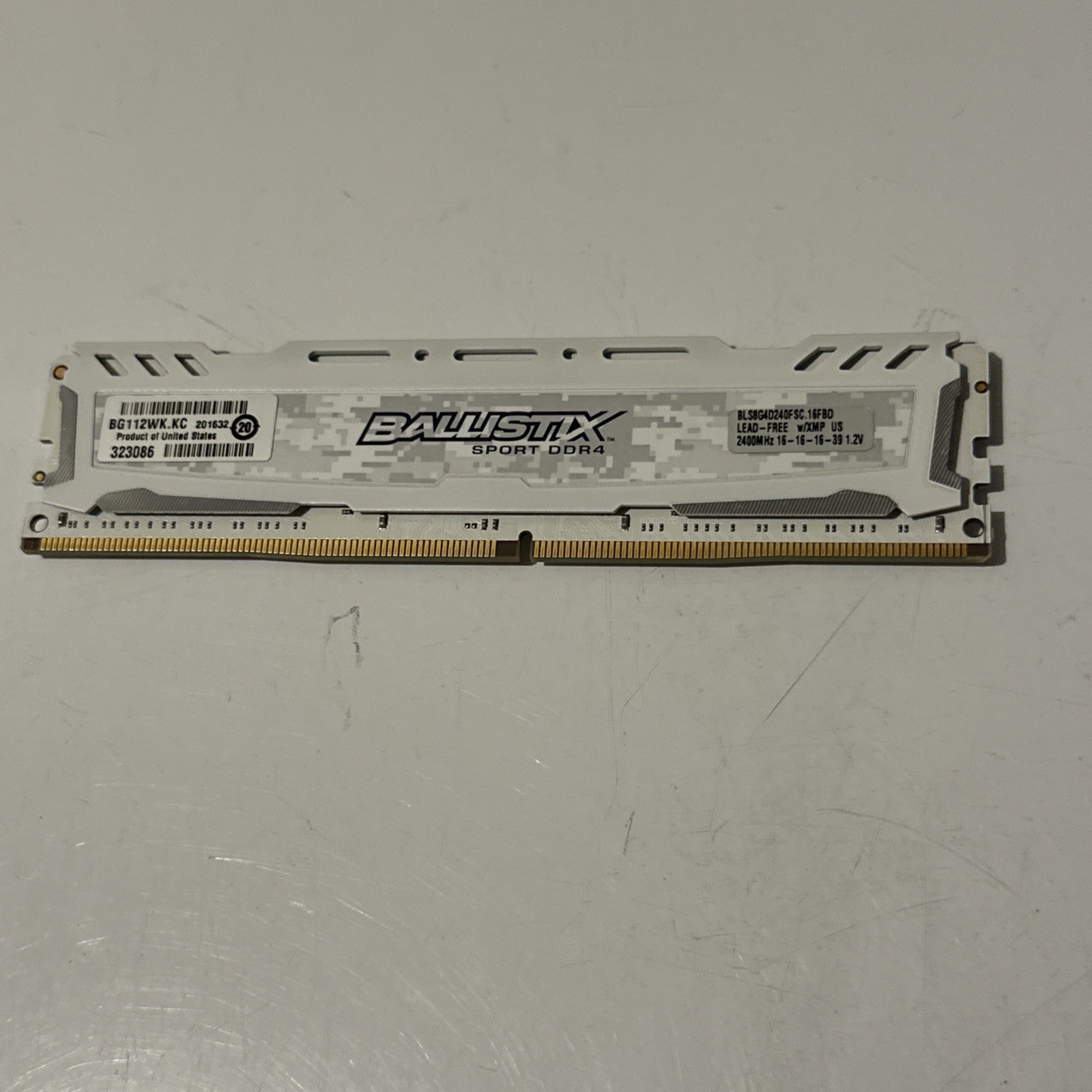 Micron Ballistix Sport LT DDR4 SDRAM DIMM 4GB 2400MHz 288-Pin 1 Module RAM