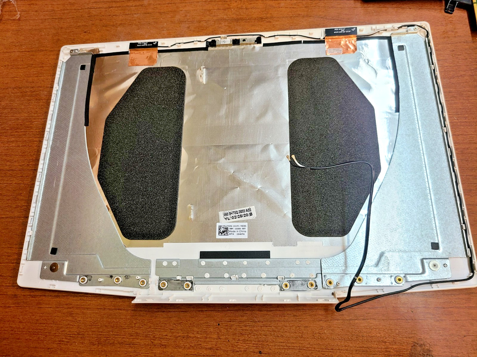 ORIGINAL DELL G3 15 3590 3500 LCD BACK COVER WEBCAM ANTENNA HUQ17 3HKFN 03HFKN