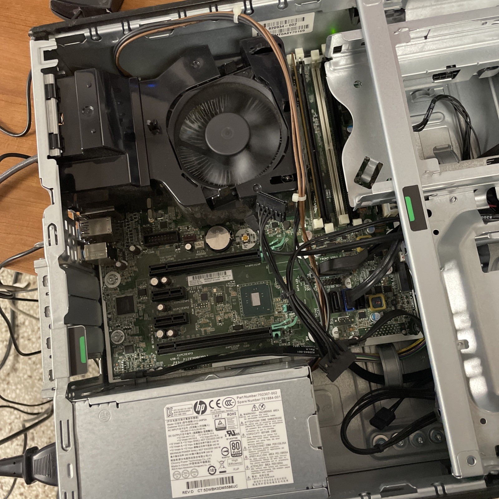 Hp Z240 SSF Workstation Motherboard Intel Core I7-6700 3.40 GH, No CPU