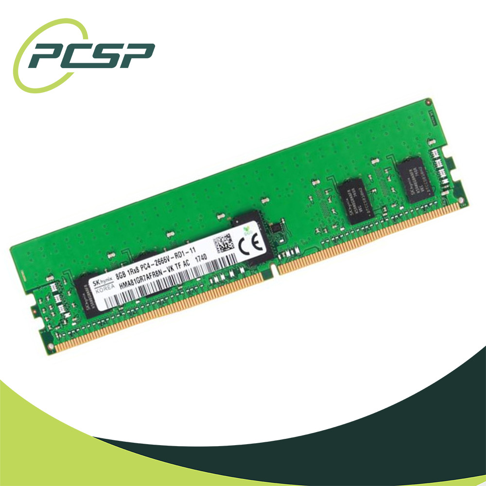 Hynix 8GB PC4-2666V-R 1Rx8 DDR4 ECC REG RDIMM Server Memory HMA81GR7AFR8N-VK