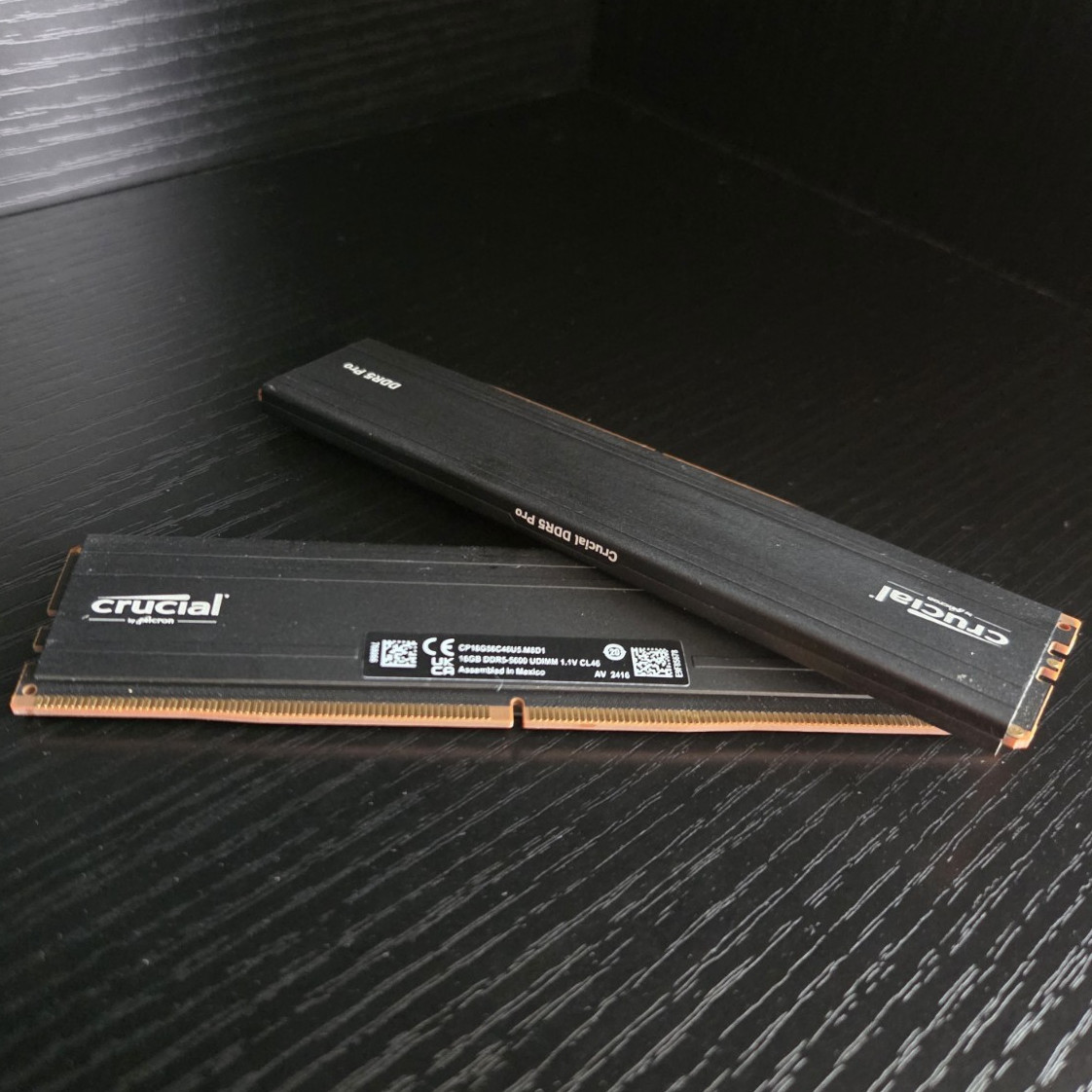 Crucial DDR5 Pro 32GB (2x16GB) DDR5-5600 UDIMM CL46 Non-ECC CP2K16G56C46U5
