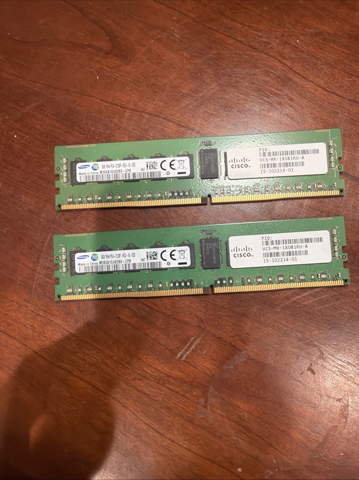 Samsung 8GB PC4-2133P-R 1Rx4 ECC Registered Memory (M393A1G40DB0-CPB