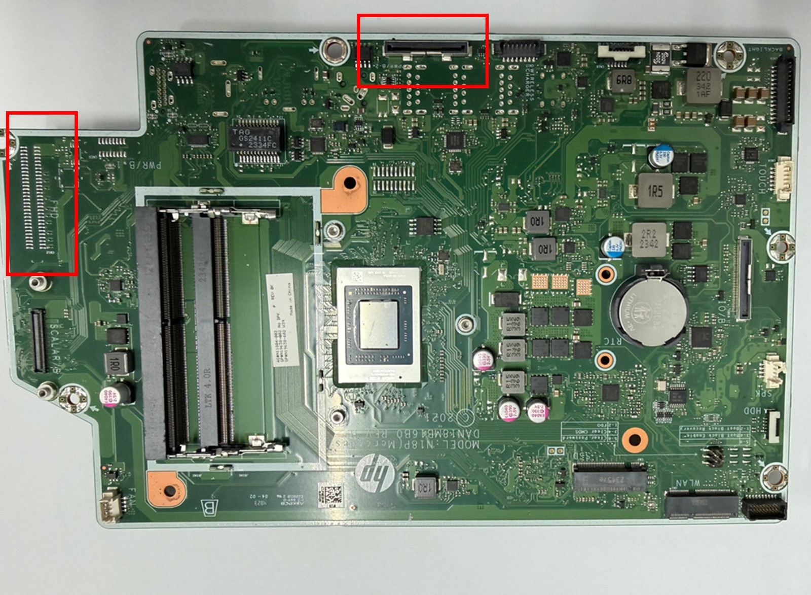 HP MercedesP-B Motherboard AMD Ryzen 5 5500U N11804-002 N19638-002 N19638-602