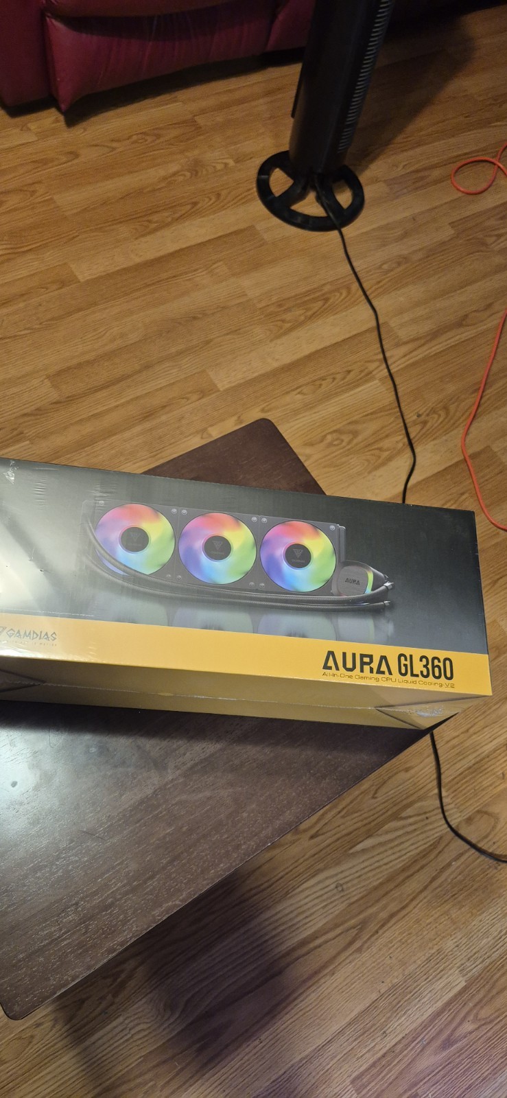 GAMDIAS AURA GL360 V2 360mm ARGB AIO CPU Liquid Cooler NEW SEALED