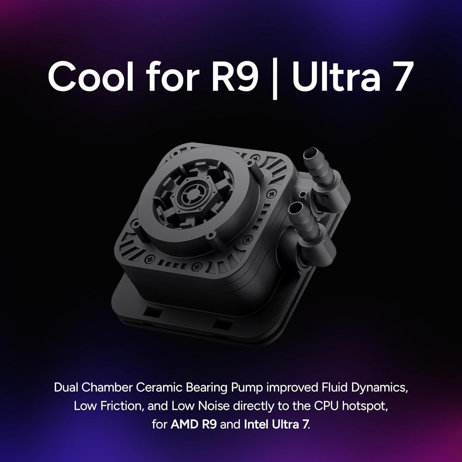 Elite Liquid 240 CPU AIO Cooler – 240mm Radiator, 2X ARGB PWM Fans, Dual-Cham…