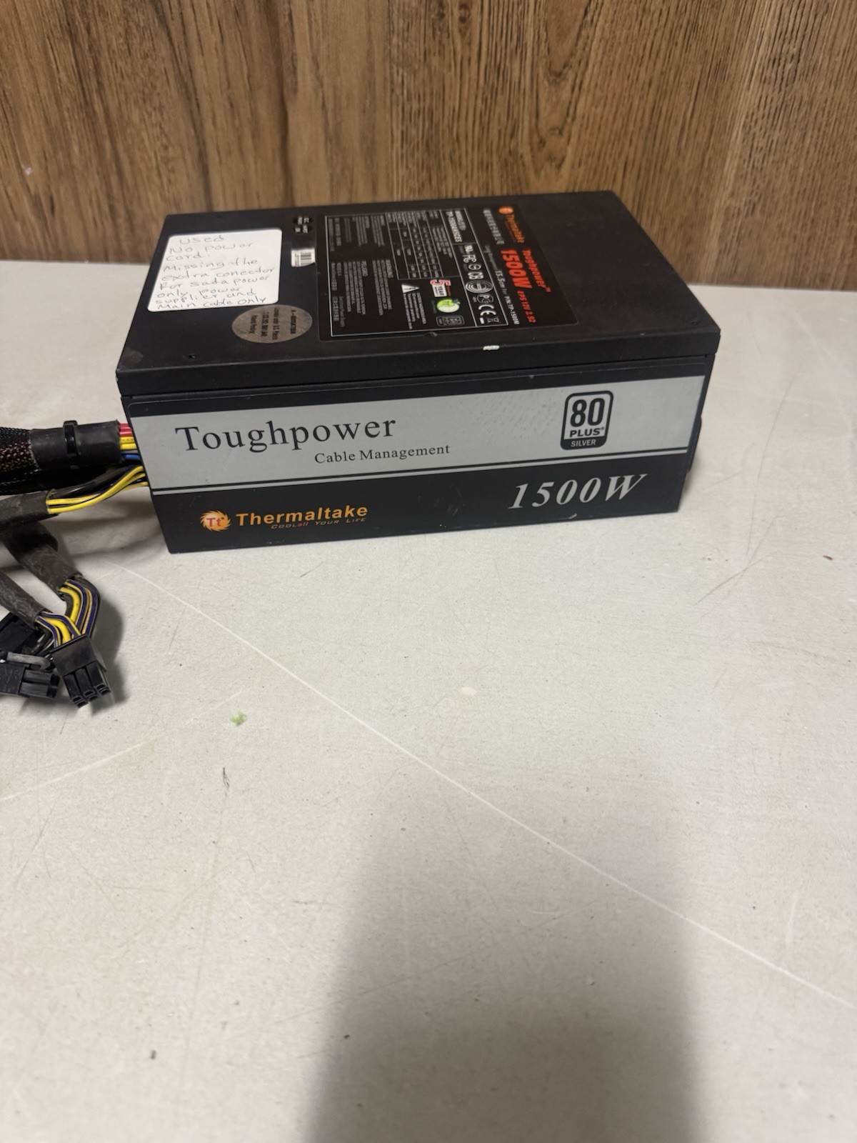 Thermaltake Toughpower 1500W TP-1500AH5CES PSU Power Supply Untested