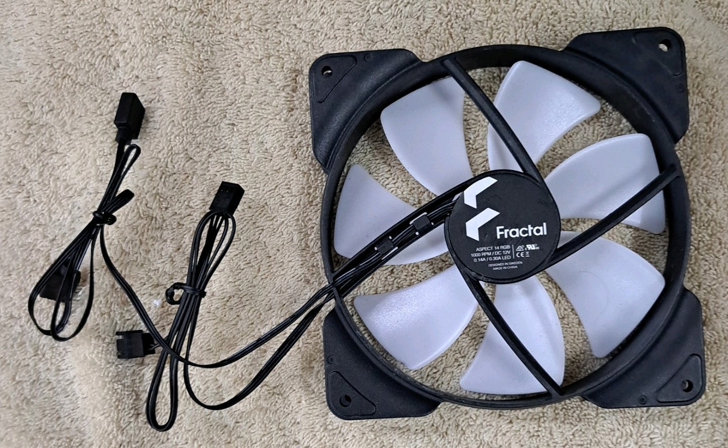 Fractal Design Dynamic X2 GP-14 Black 140mm 68.4 CFM 18.9 DB silent case fan