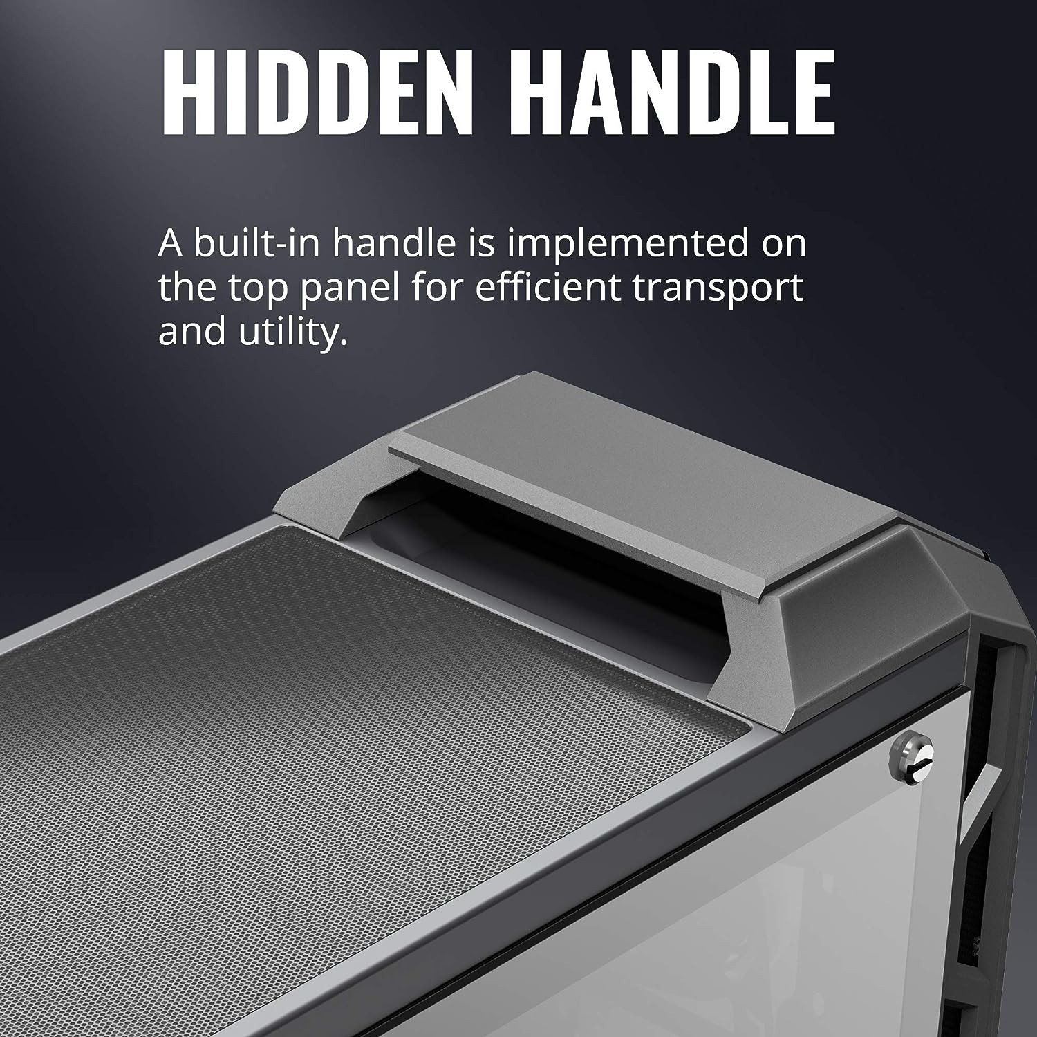 Cooler Master MasterCase H500 Mid Tower Case, 2x 210mm & 1x 120mm Fans Included