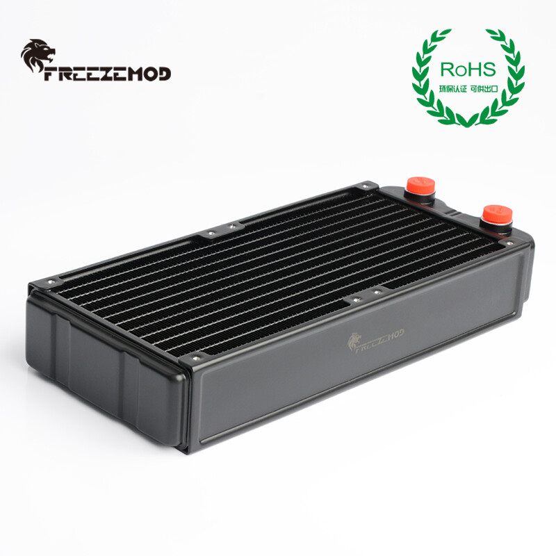 FreezeMod G1/4″ 240mm Aluminum Radiator PC Computer Water Cooling 45mm Thick