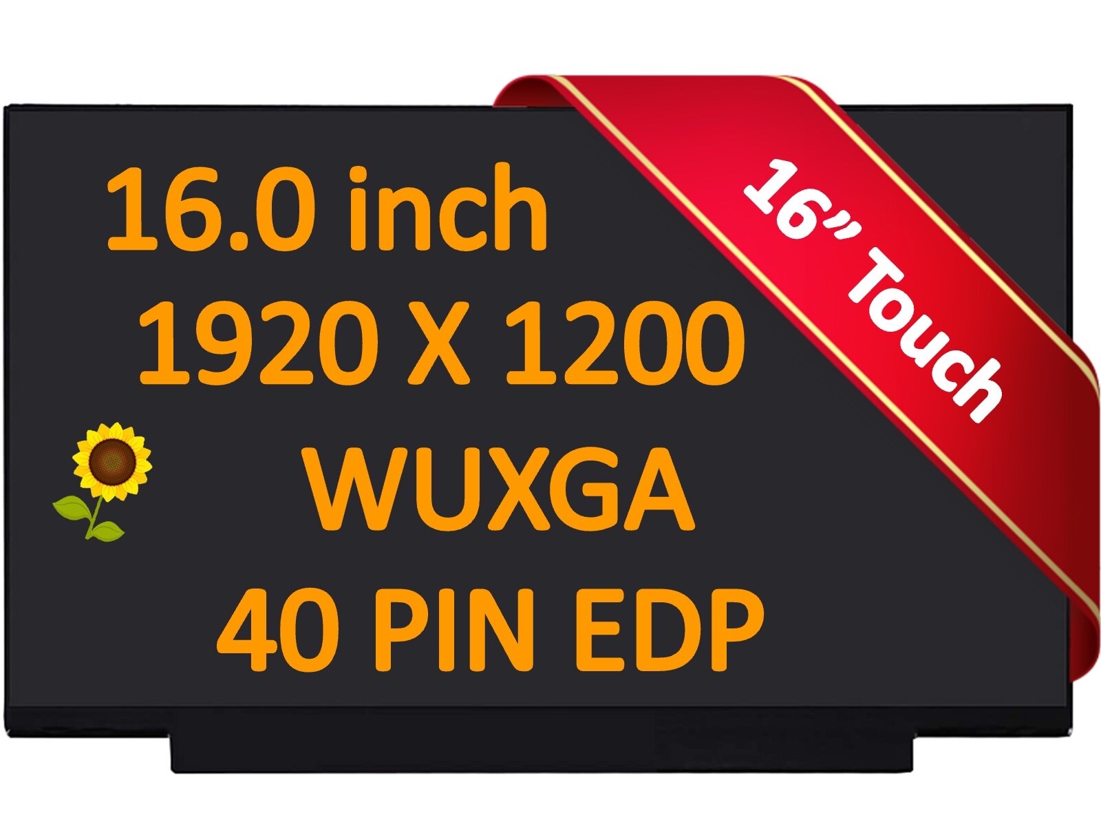 Lenovo Display 16″ WUXGA Touch Anti-Glare IPS 250nit 82XF 82XG SD11K06192 Screen