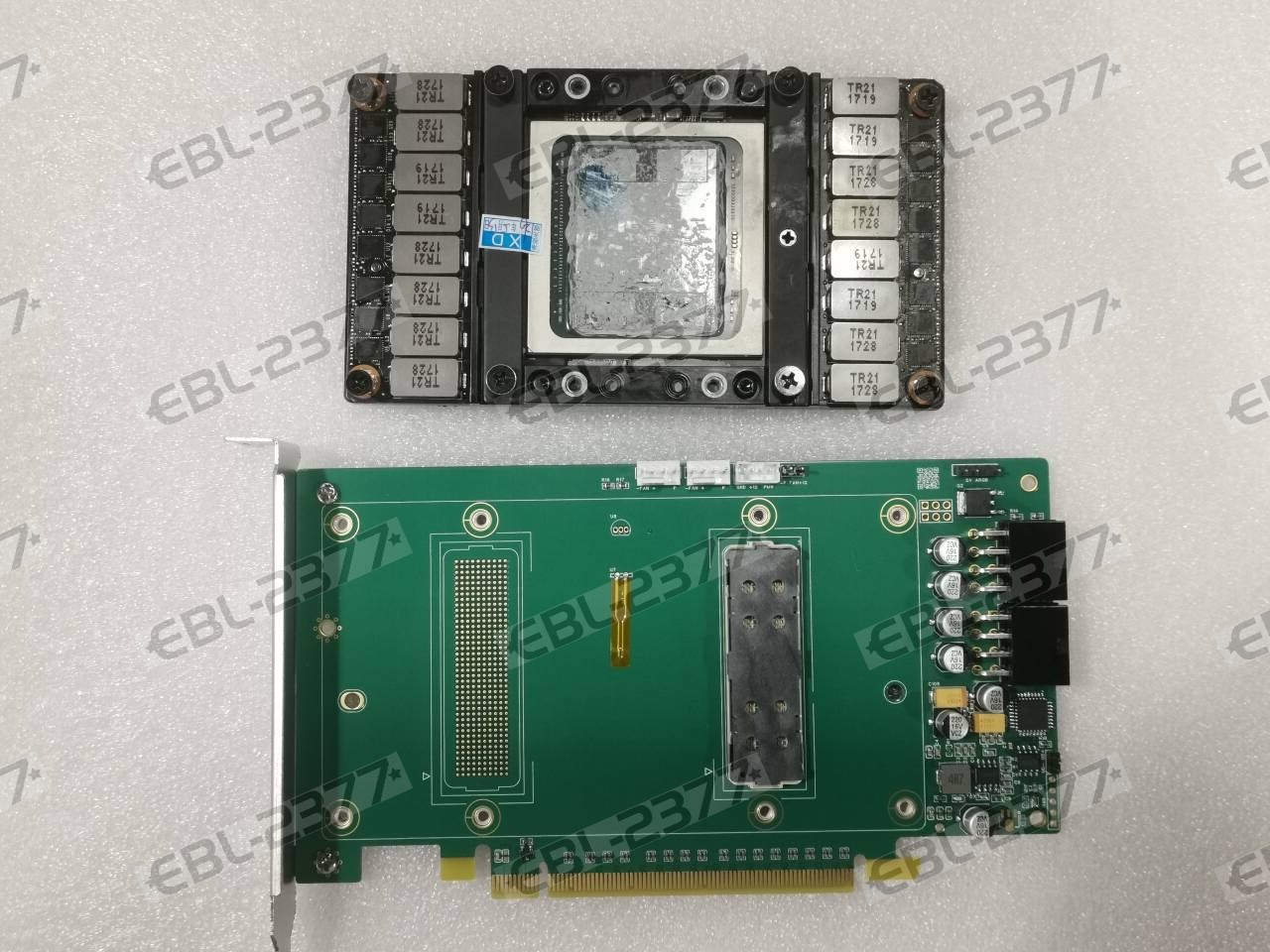 NVIDIA Tesla V100 32GB GPU SXM2 + GPU SXM2 To PCIE Adapter Card + Heatsink LOT