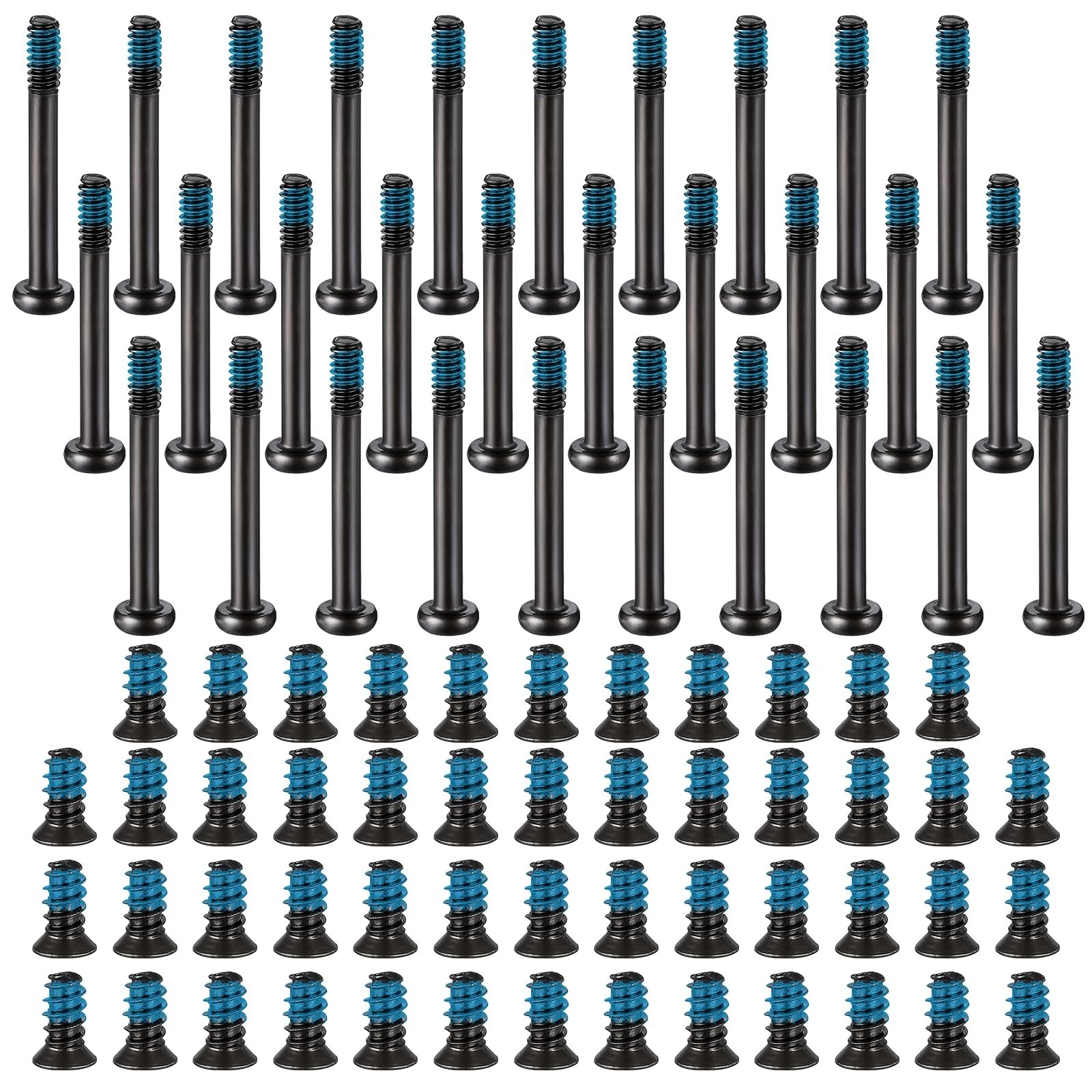 80 Pcs Pc Fan Screws Kit Case Fan Screws 30Pcs #6-32X30Mm 50Pcs M5X10Mm