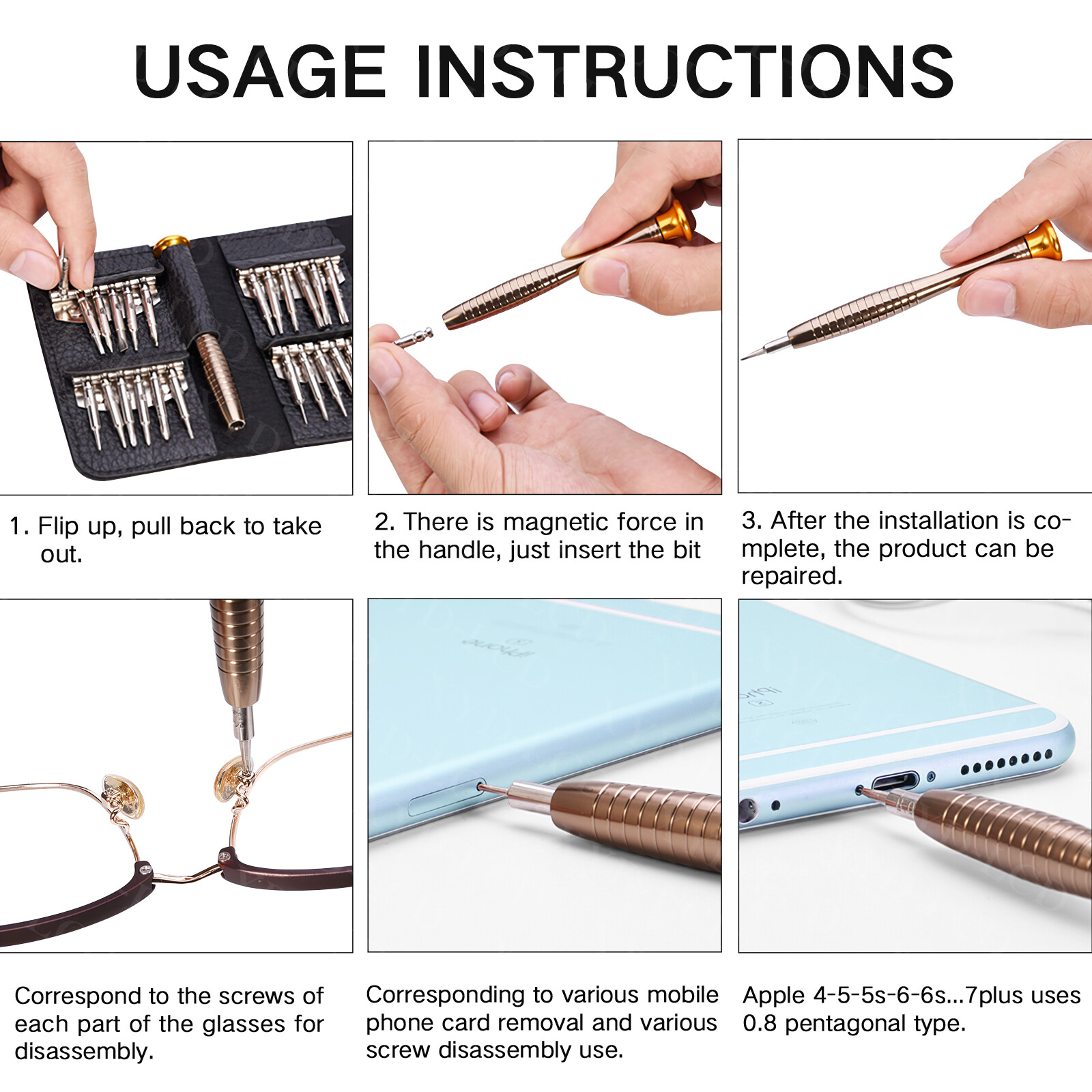 New 25 in 1 Precision Screwdriver Tools Set PC Glasses Mobile Phone Laptop Watch