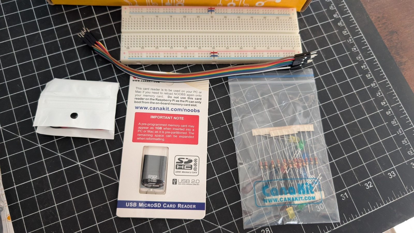 Canakit Raspberry Pi 4 Model B 4B RAM Ultimate Kit 32GB SD, Case, 3A PS, more