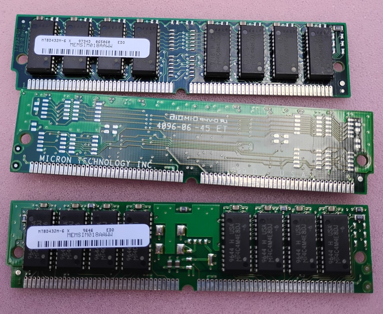 48MB 3x16MB EDO 60ns 72 Pin SIMM Non ECC Memory Vintage Desktop RAM Kit #TA19