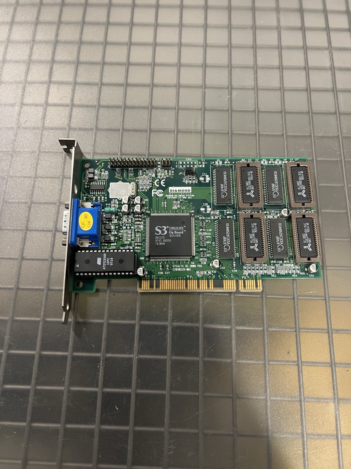 TESTED Diamond Stealth 3D 2000 Pro 2Mb Video Card GPU 23030229-201