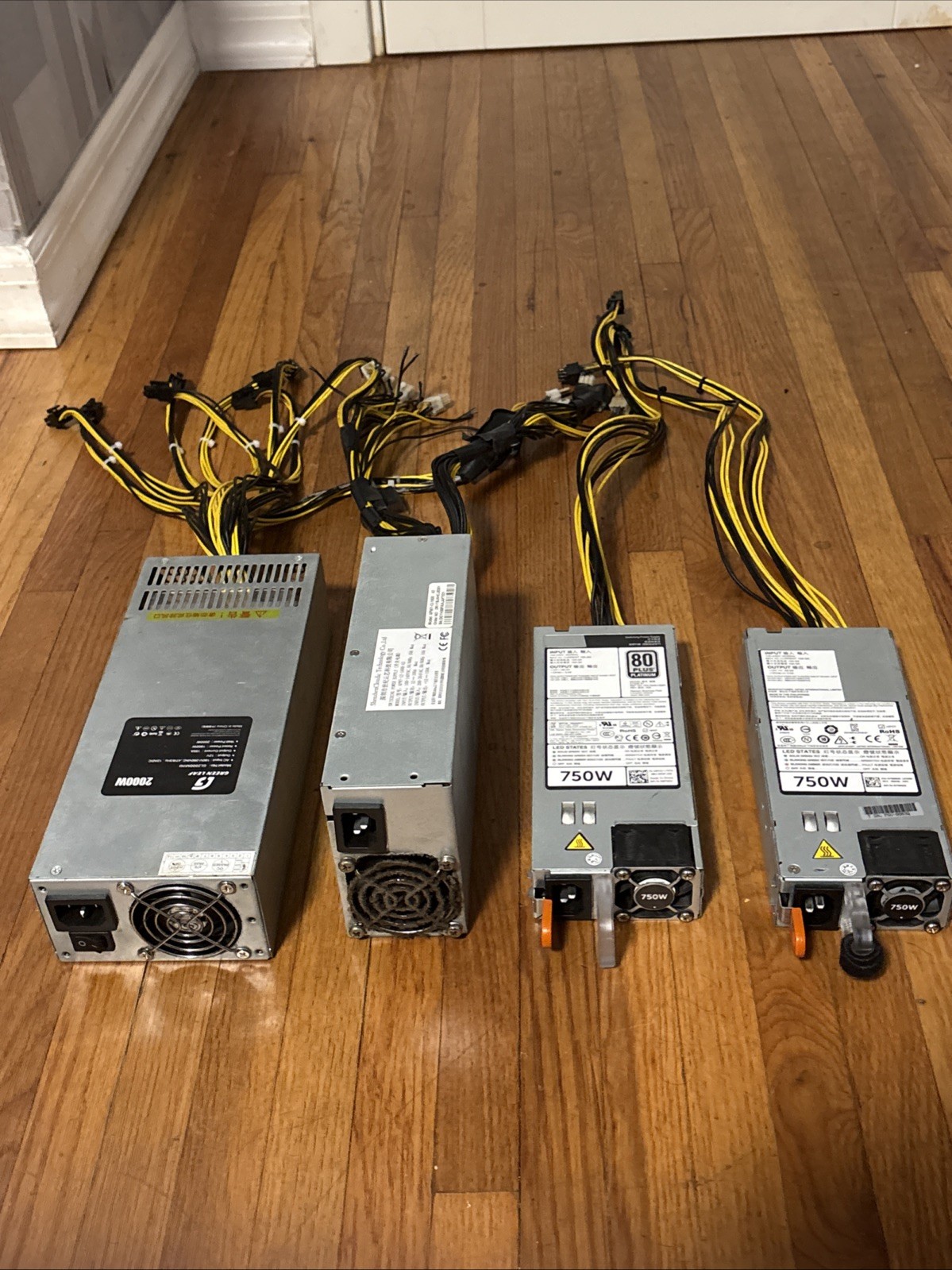 LOT OF 5 Different Assorted ASIC / Computer Power Supply Unit PSU FOR PARTS !!!!