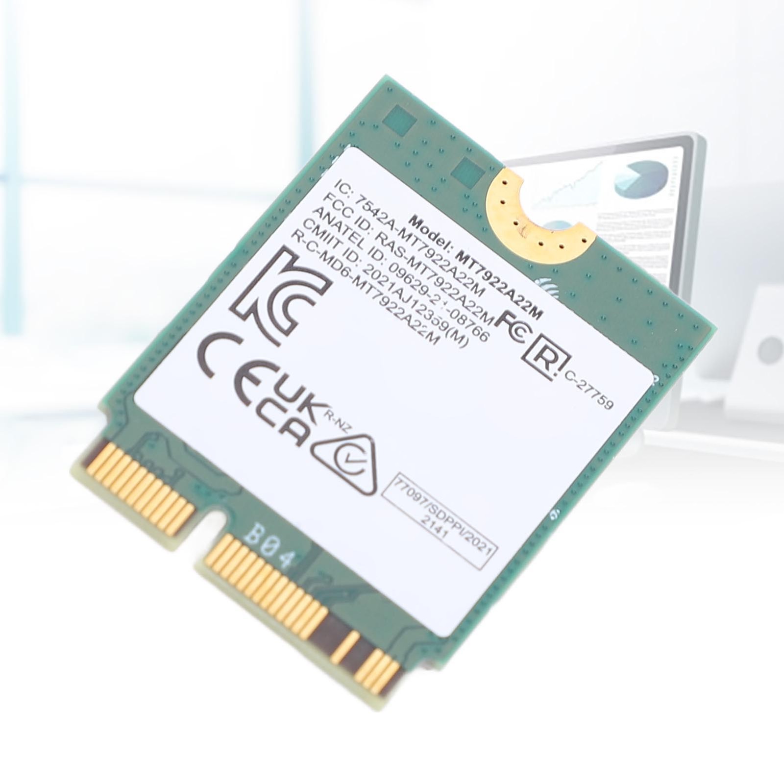 AW-XB591NF RZ616 MT7922A22M Wireless Card M.2 WiFi 6E Bluetooth 5.2 Ban WBDH