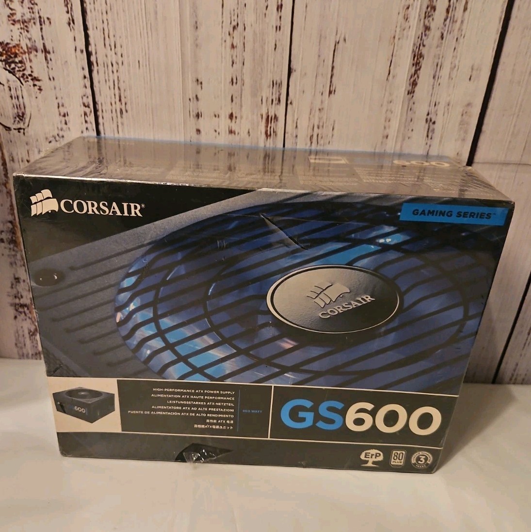 New Sealed Corsair Gaming Series™ GS600 — 80 PLUS® Certified Power Supply