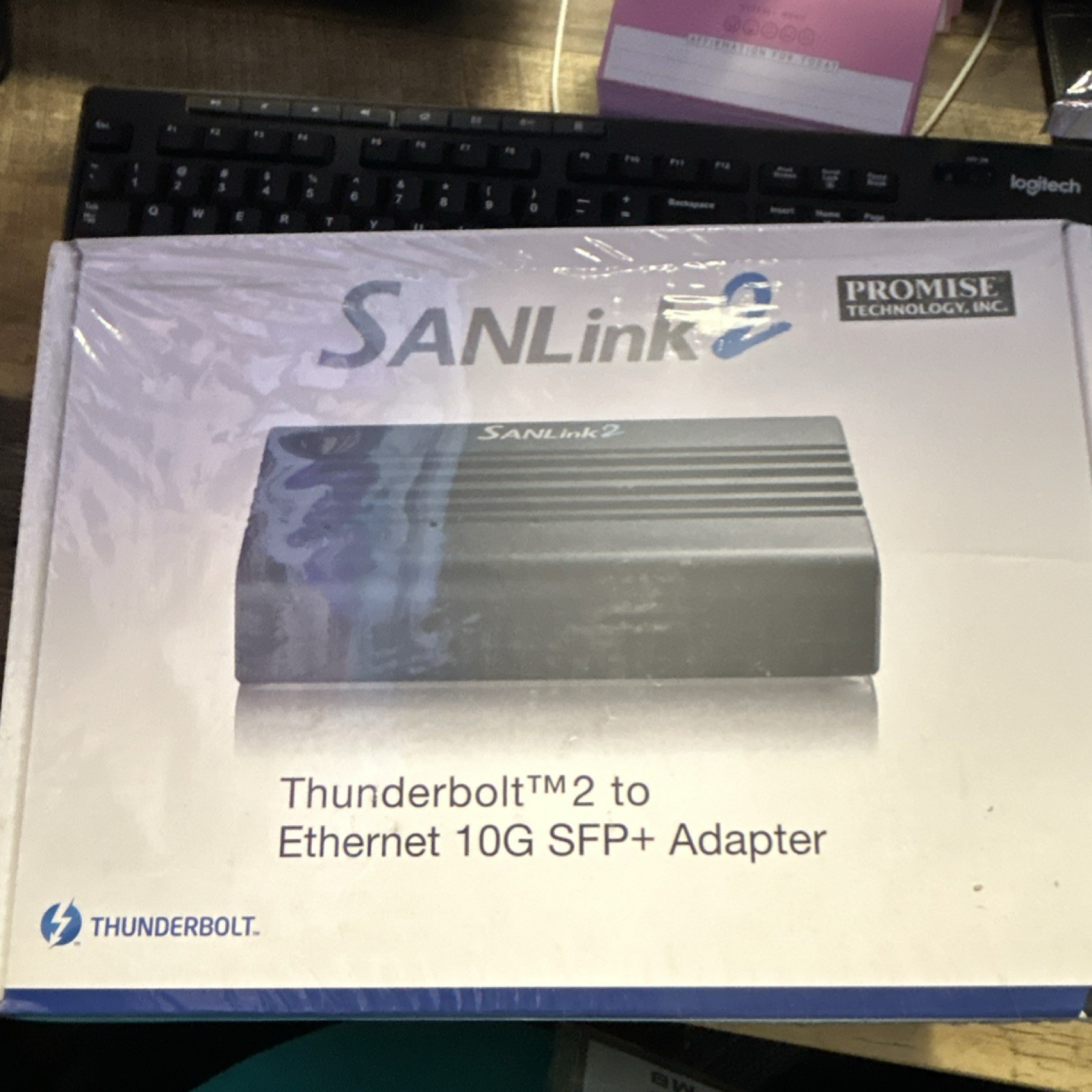 Promise SANLink2 Thunderbolt 2 to 10Gbps Ethernet Adapter w/ SFP+