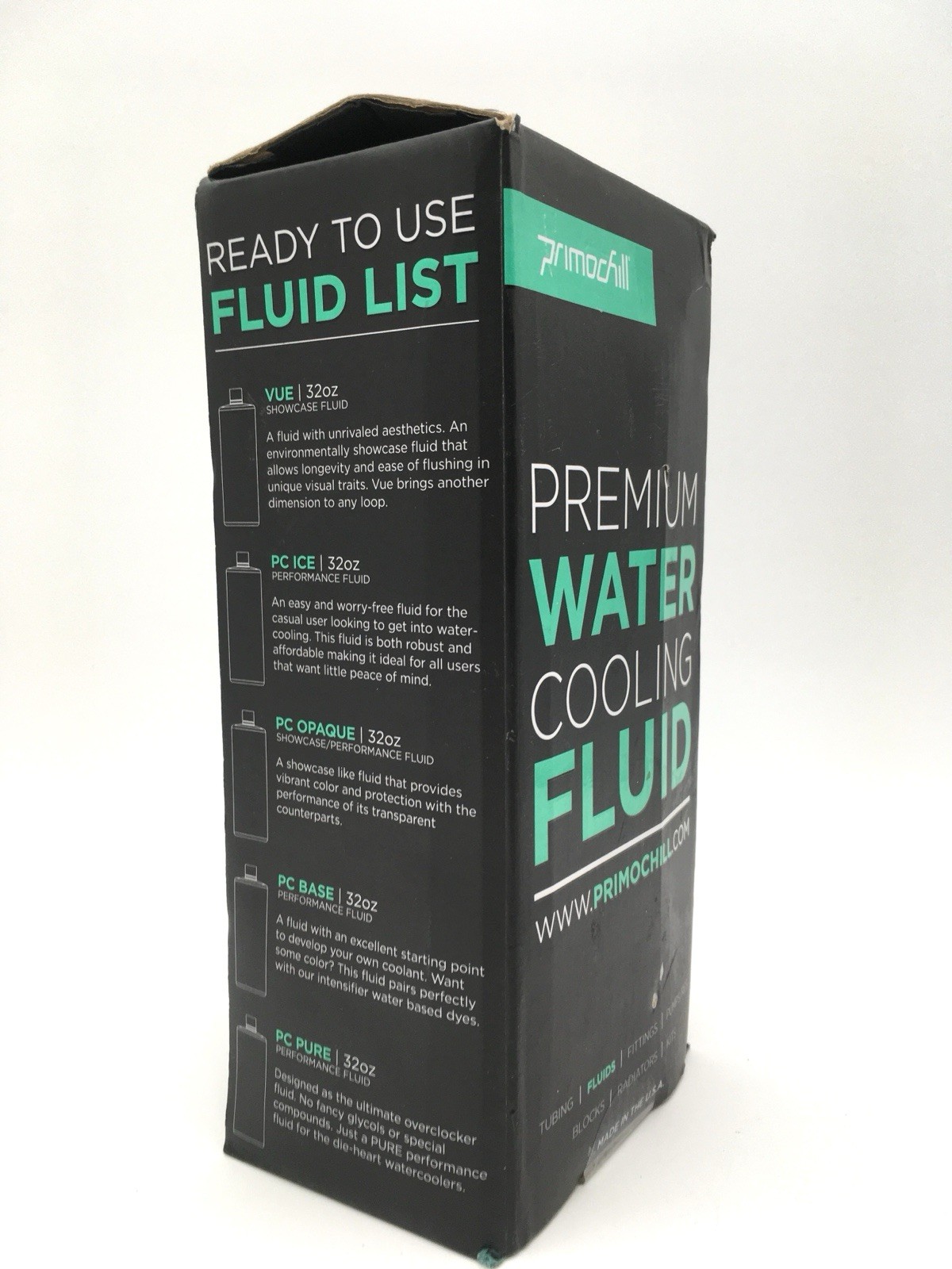 PrimoChill PC Cooling Fluid (32oz) Opaque Cobalt Blue + SYS LOOP PREP New Sealed