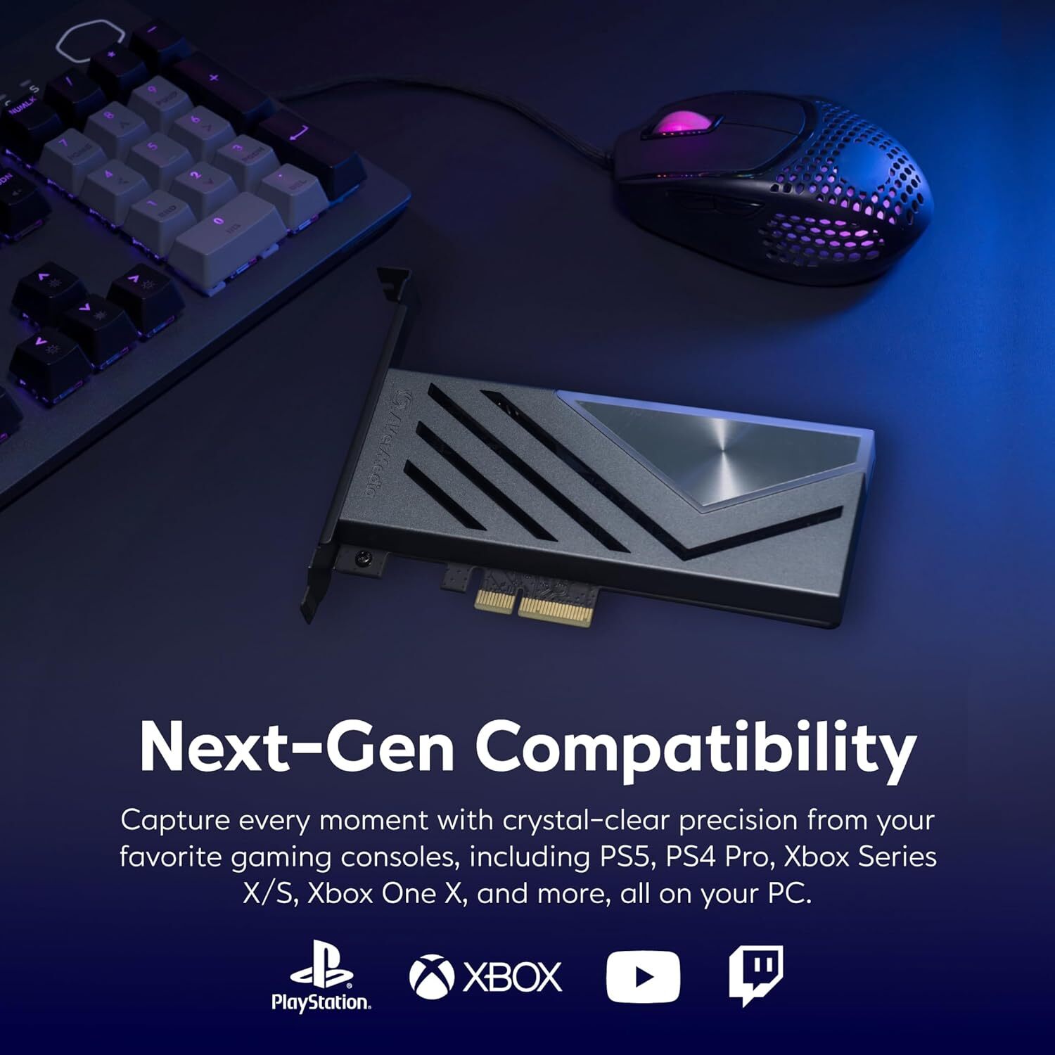 AVerMedia GC575 HDMI Capture Card ,Live Gamer 4K 2.1 PCIe 4K60