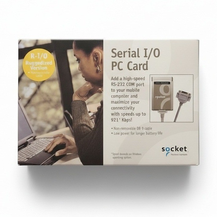 NIB Socket Serial I/O PC Card Ruggedized RS 232 COM Port SL0707 078