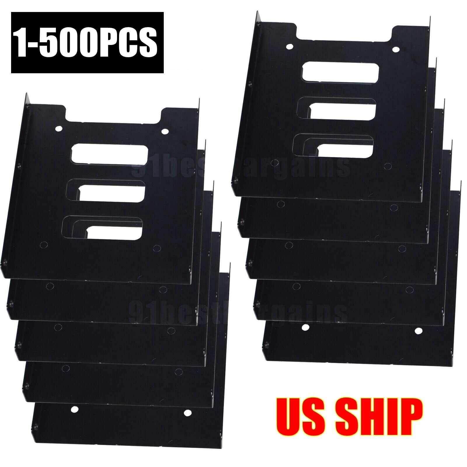 Lot 2.5” to 3.5” SSD HDD Metal Mounting Adapter Bracket Hard Drive Dock