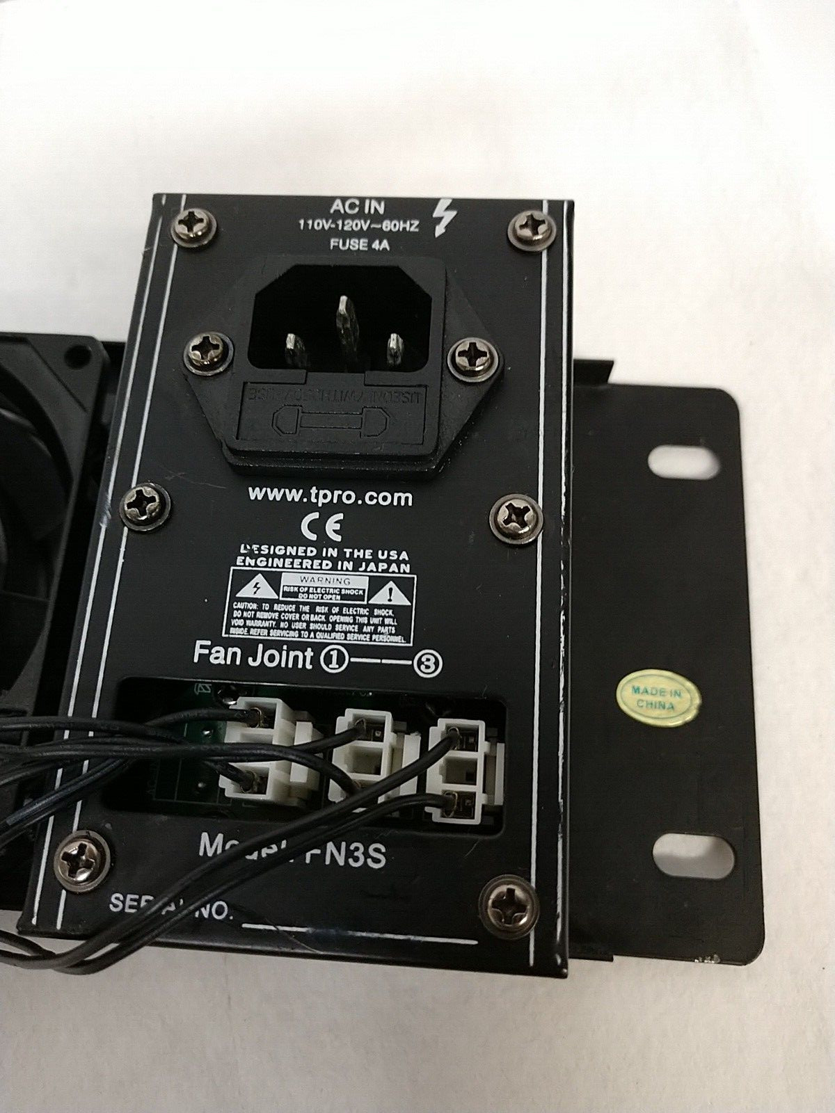 Technical Pro Technical Pro 2.5U Rack-Mountable Triple Fan Cooling Unit, FN35