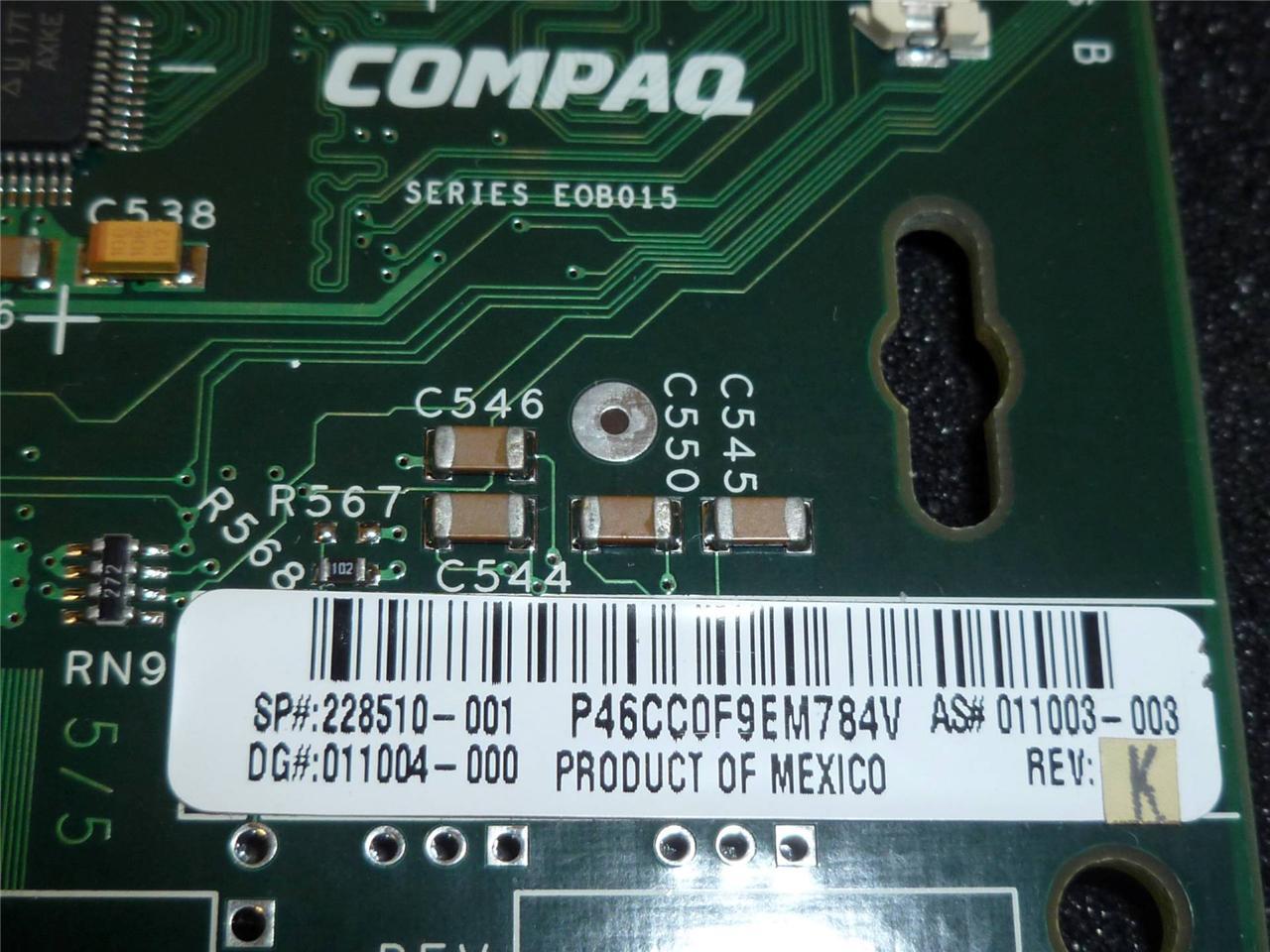 Compaq Smart Array 5i Controller 228510-001 DL380 Generation G2 server R44-1