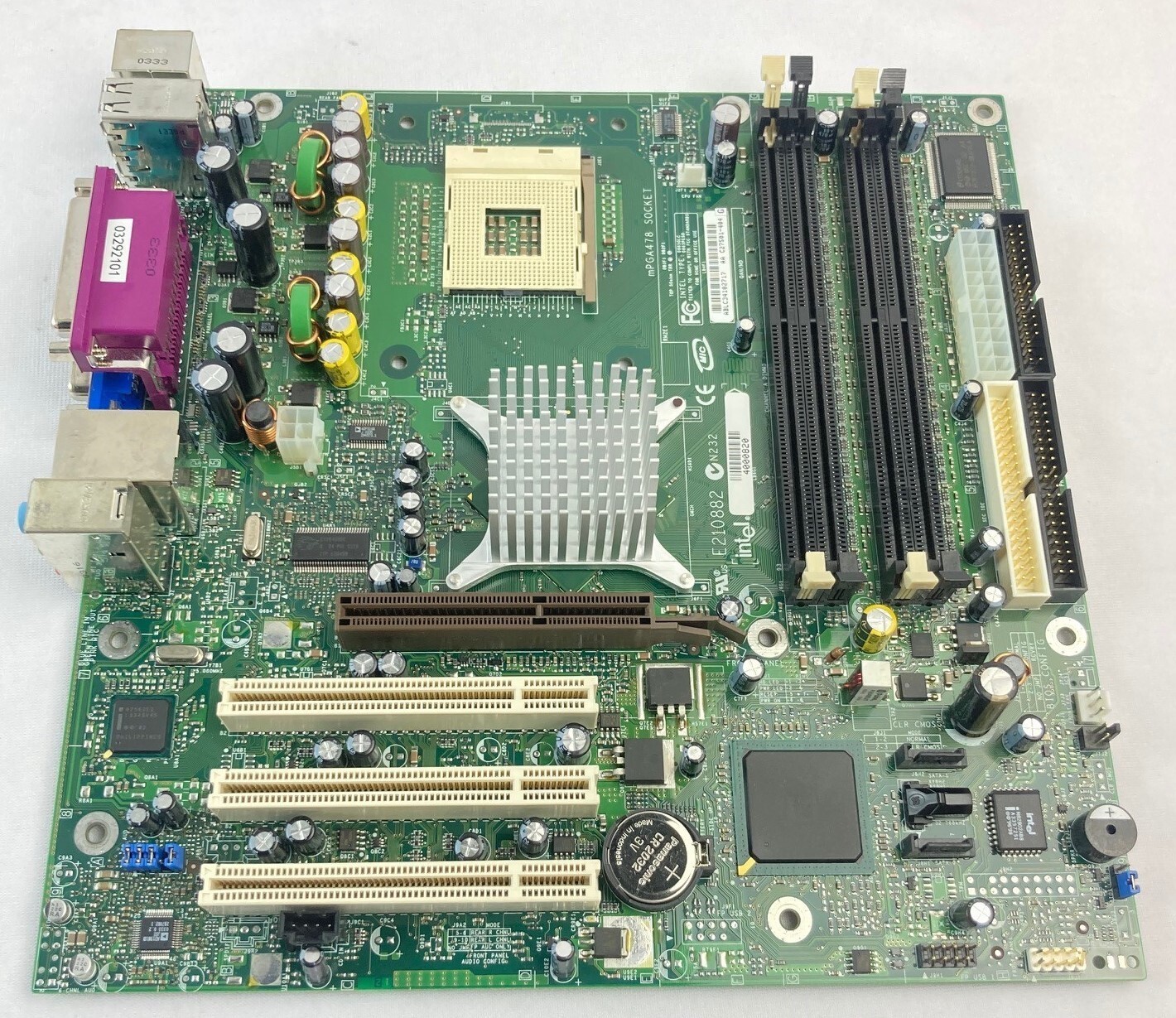 Intel D865GLC Intel 865 Chipset Based Desktop Motherboard