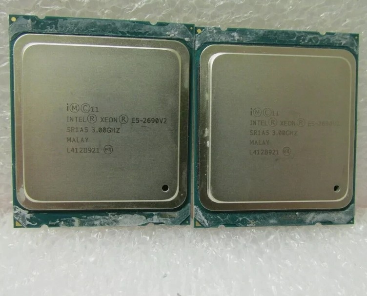 Matched pair Intel Xeon E5-2690 V2 E5-2690V2 SR1A5 3.0GHz 10-Core LGA2011 CPU