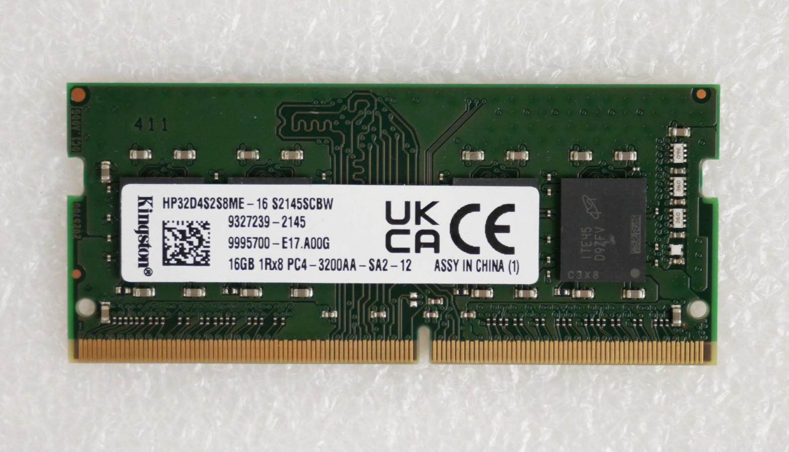 Kingston HP32D4S2S8ME-16 937438-852 16GB PC4-3200AA DDR4 SO-DIMM Laptop Memory
