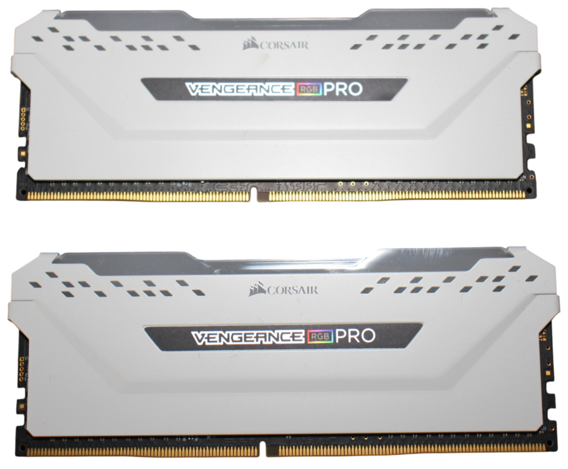 Corsair Vengeance RGB Pro Desktop Memory RAM 16GB (2x8GB) DDR4 3200MHz White