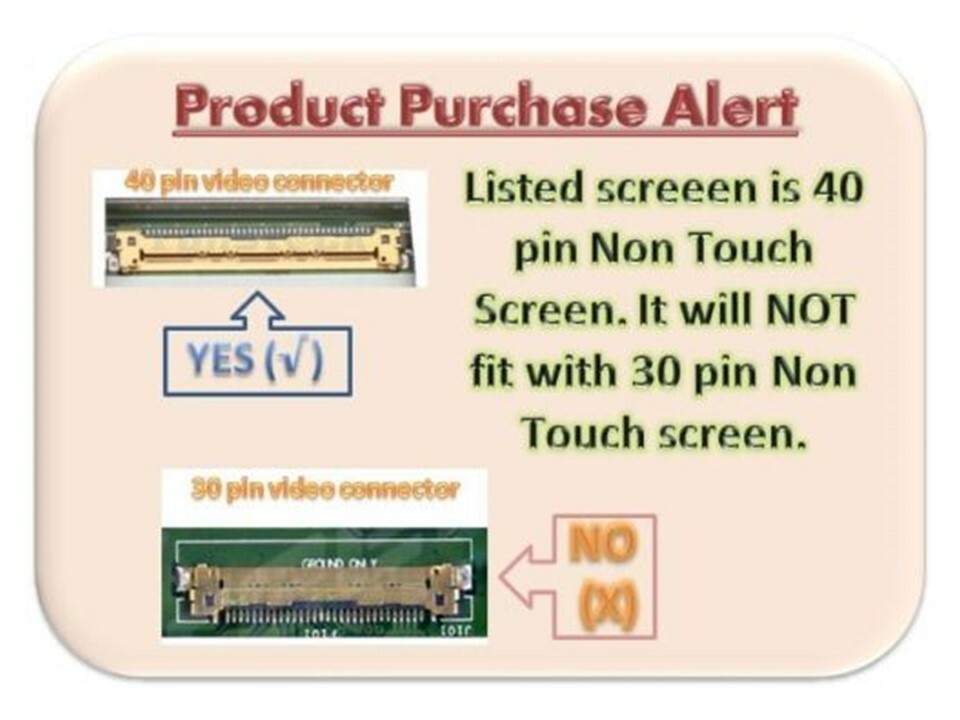 New HP 516303-001 17.3″ WXGA++ glossy LCD screen LED Bottom Right Connector