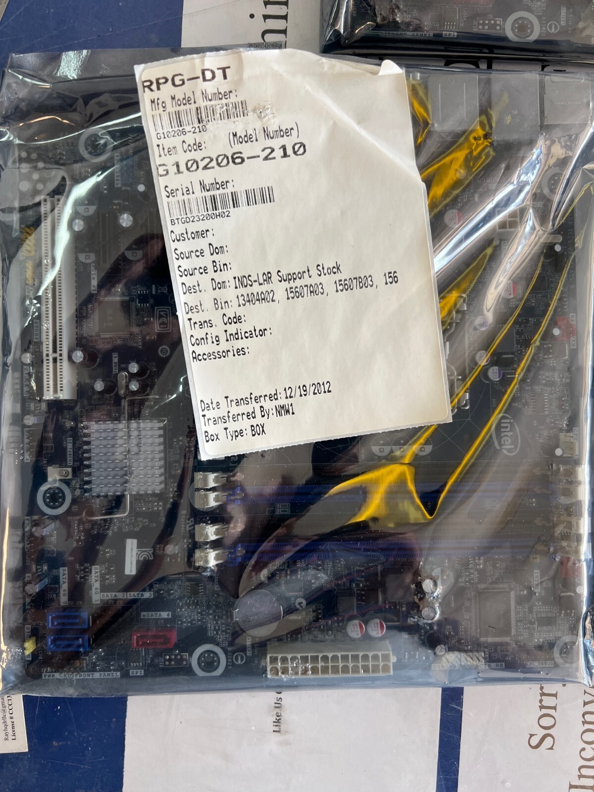 Intel DH67GD Desktop Motherboard- G10206-210
